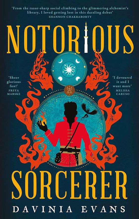 Available for Pre-Order NOTORIOUS SORCERER  by Davinia Evans from @orbitbooks