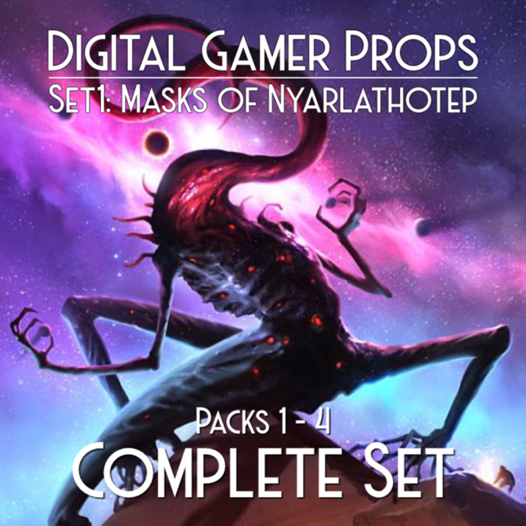 Masks of – 3D Prop Set. RPG Review British Fantasy Society