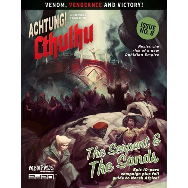 Achtung! Cthulhu: Serpent and the Sands. RPG Review