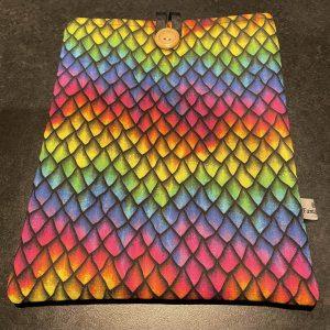 Rainbow Dragon Scales Book Sleeve