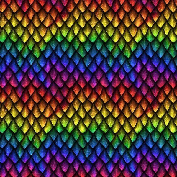 Rainbow Dragon Scales Book Sleeve