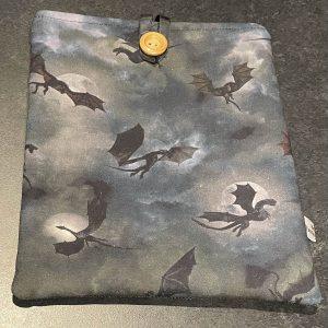 Dragon Silhouette Moon Book Sleeve