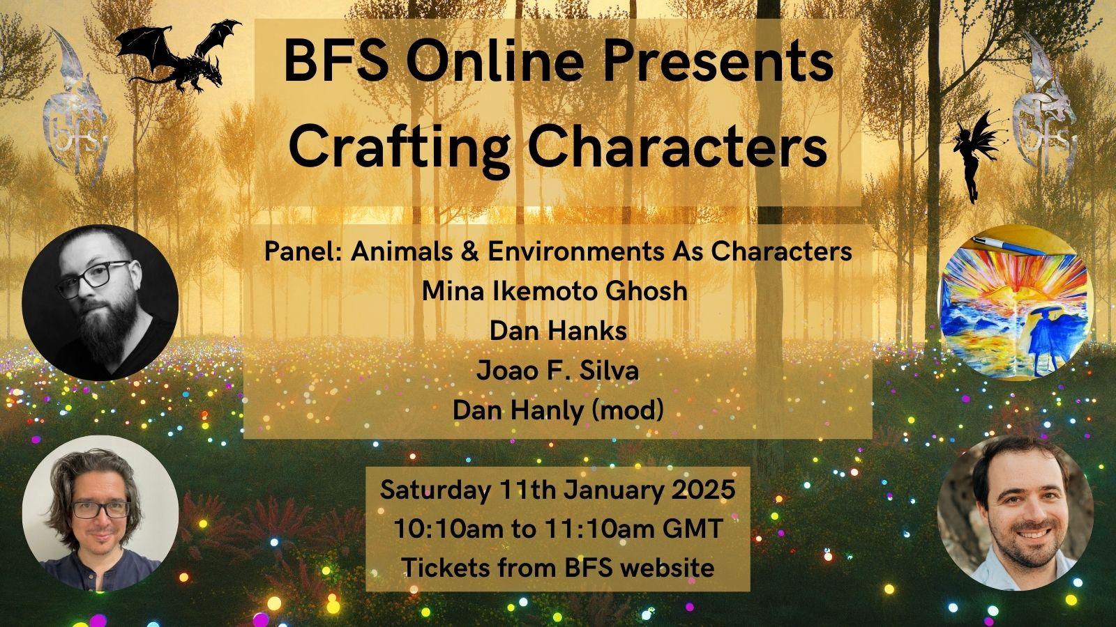 BFS Online: Crafting Characters – Animals & Environments as Characters