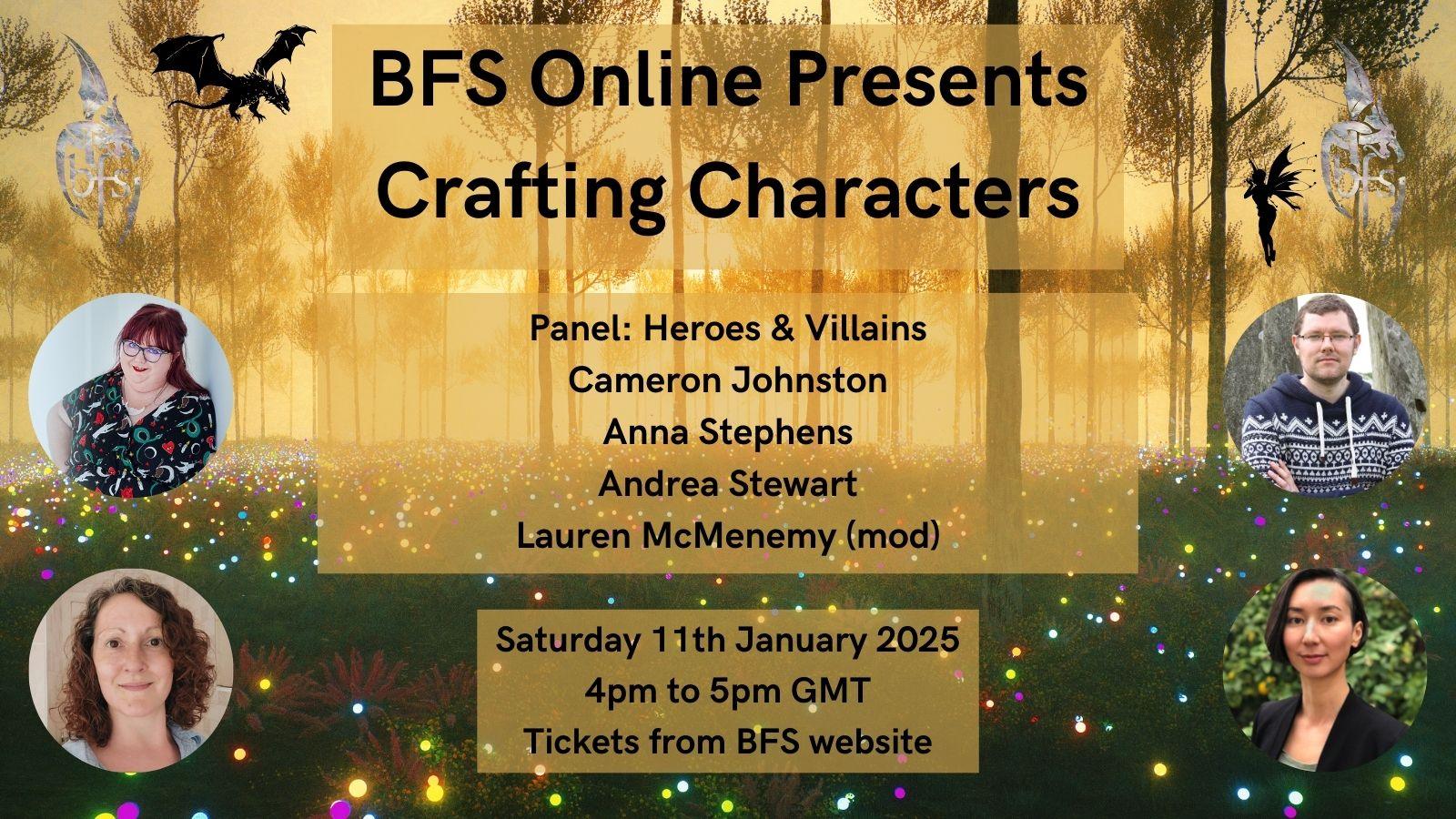 BFS Online: Crafting Characters – Heroes and Villains