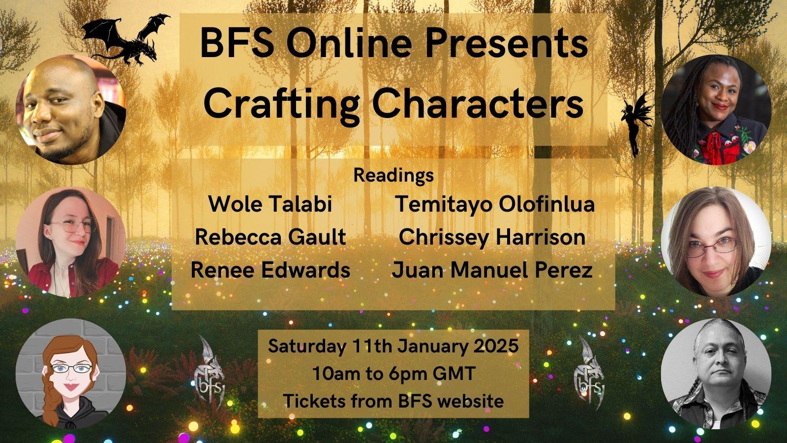 BFS Online: Crafting Characters – Readings