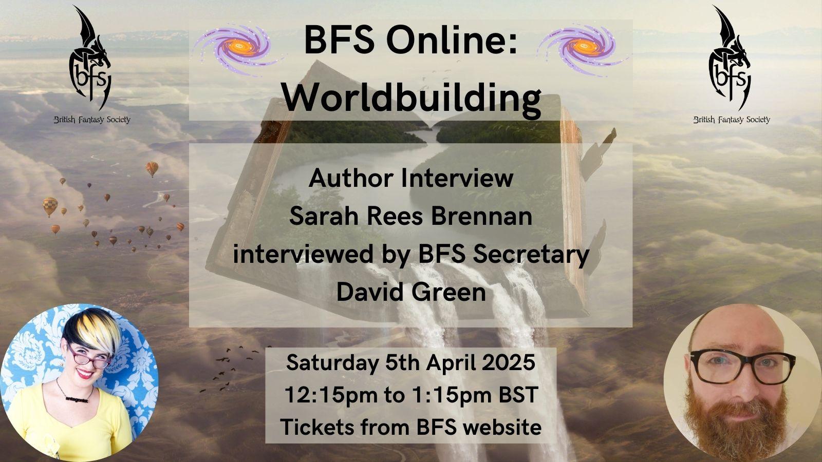 BFS Online: Worldbuilding – Interview with Sarah Rees Brennan