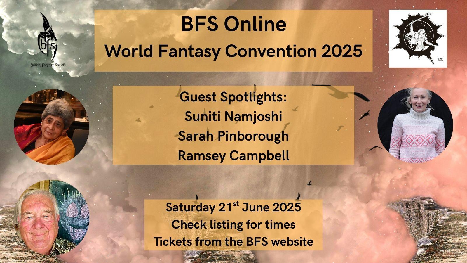 BFS Online: World Fantasy Convention 2025 – Guest Spotlights
