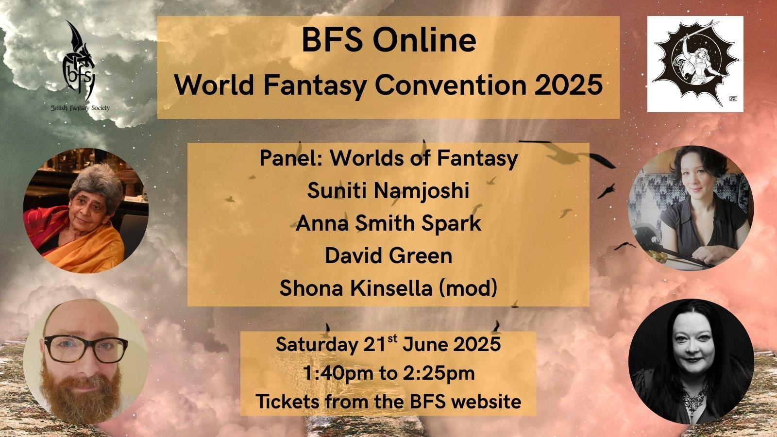 BFS Online: World Fantasy Convention 2025 – Worlds of Fantasy