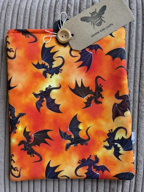 Fire & Fury Dragons Book Sleeve