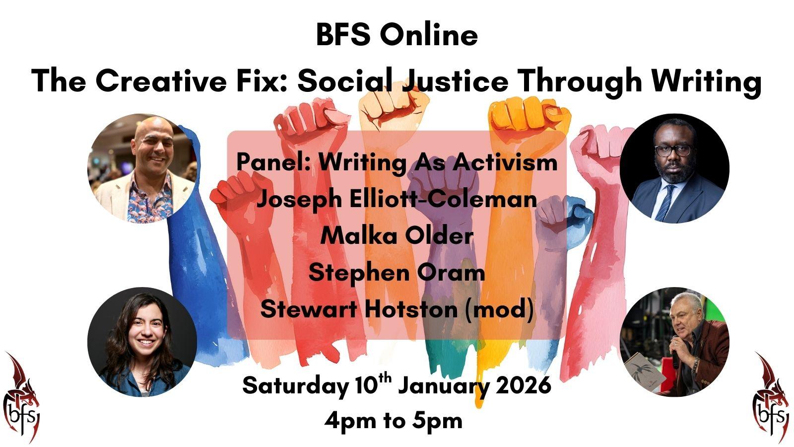 The Creative Fix: Social Justice Through Writing – Writing as Activism