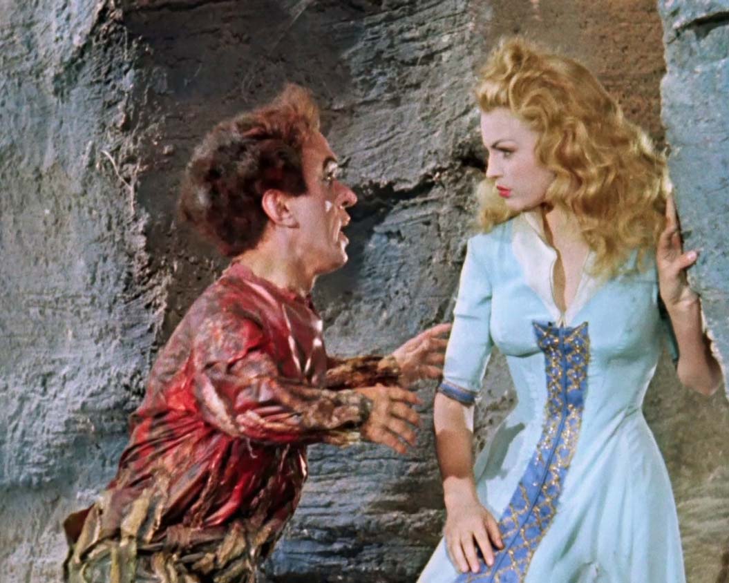 The Princess and the Dwarf meet in The Singing Ringing Tree