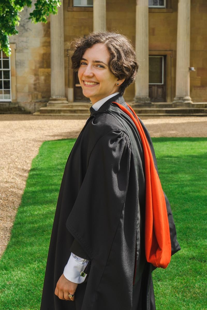 Greta Colombani at her graduation