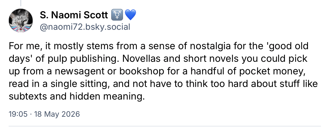A screenshot of a post from BlueSky