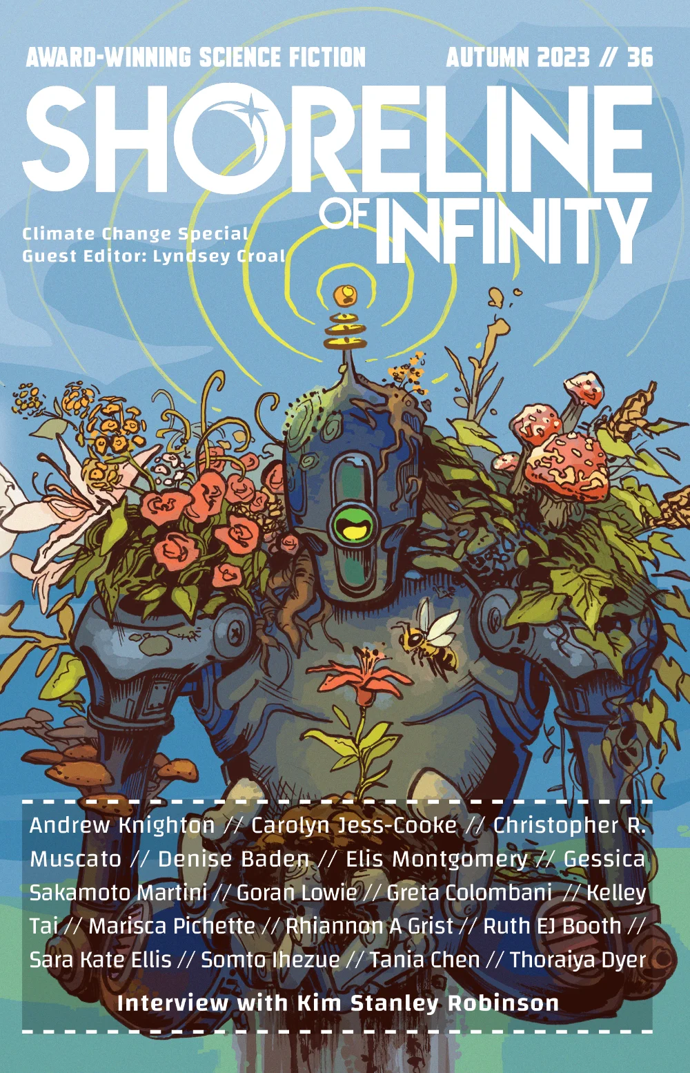 Cover of a Shoreline of Infinity magazine