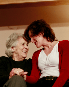 Author Berna Hudson with her grandmother Isabel Edwards Cruchaga