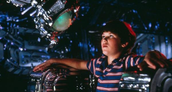 A scene from the film Flight of the Navigator