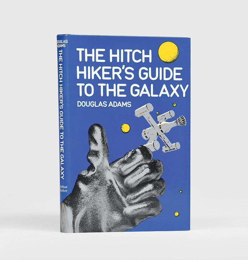 First edition of Douglas Adams' The Hitch-Hiker's Guide to the Galaxy
