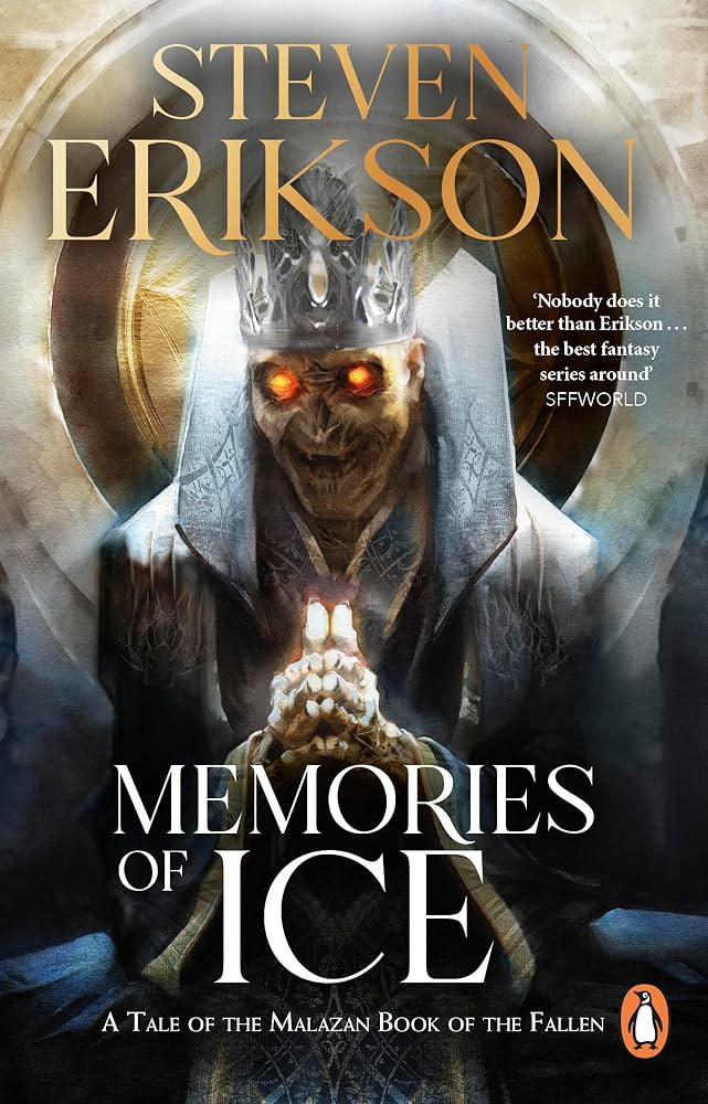 The cover of Memories of Ice by Steven Erikson