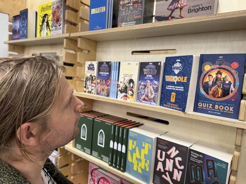 Chris Hawton looks at shelves full of Doctor Who books