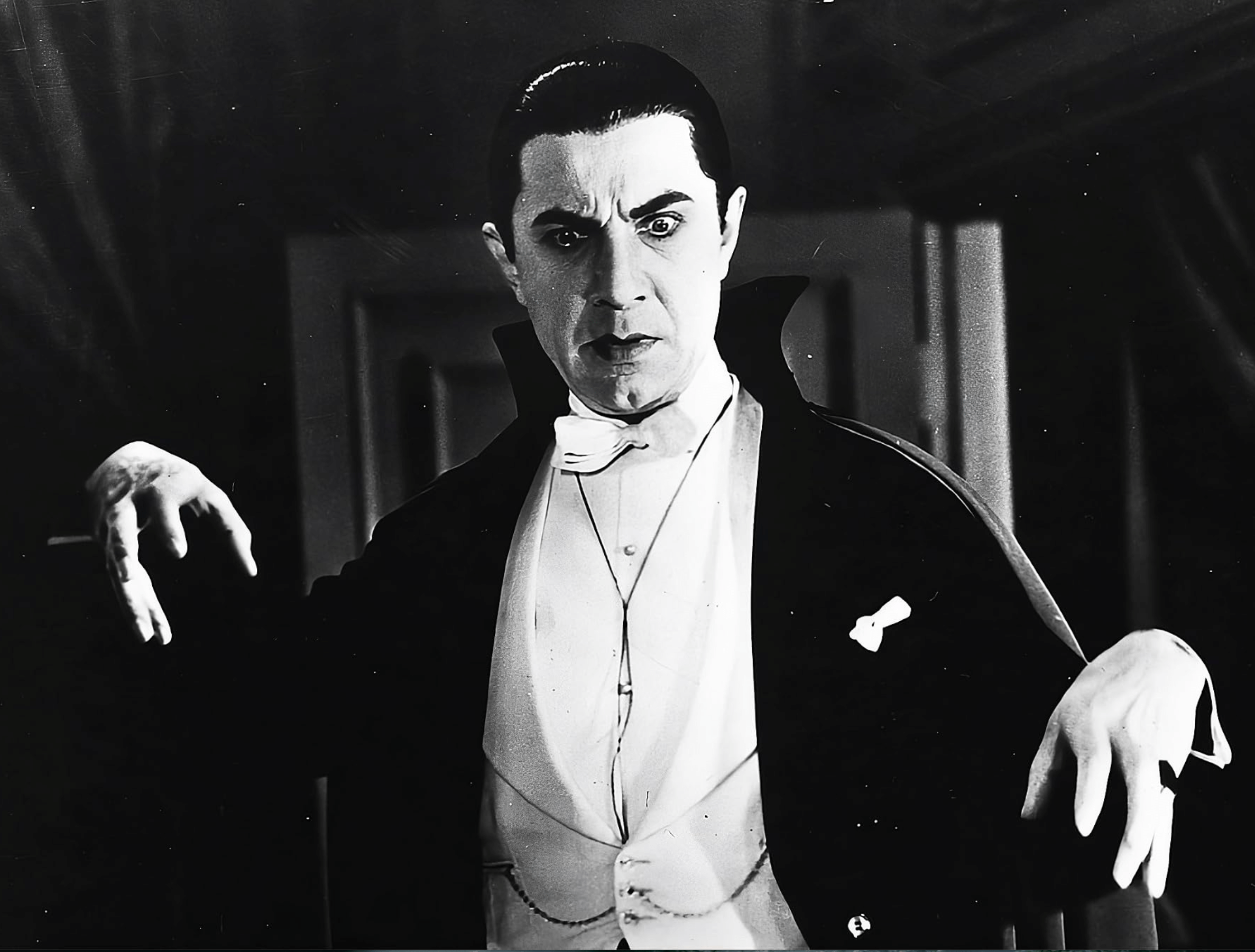 Actor Bela Lugosi as Dracula