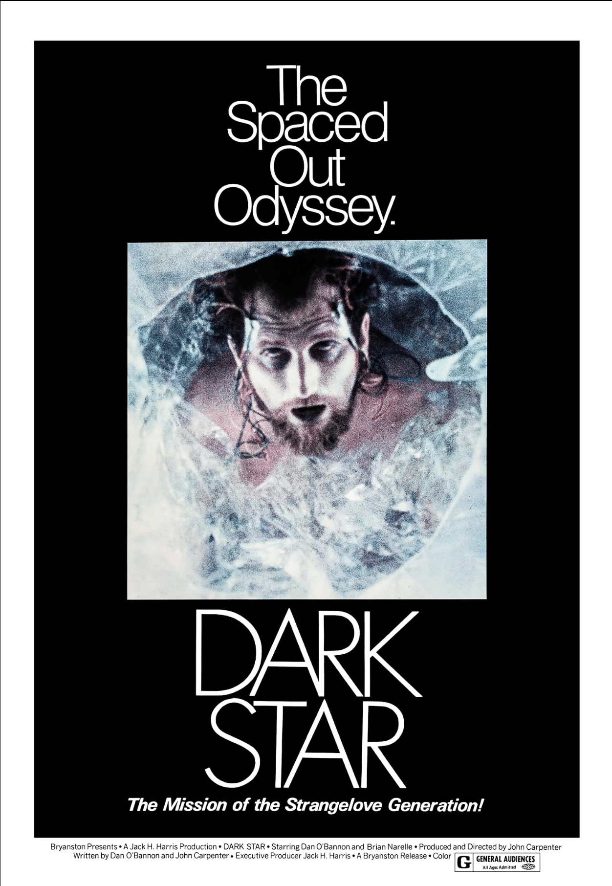 The poster for the 1974 film Dark Star