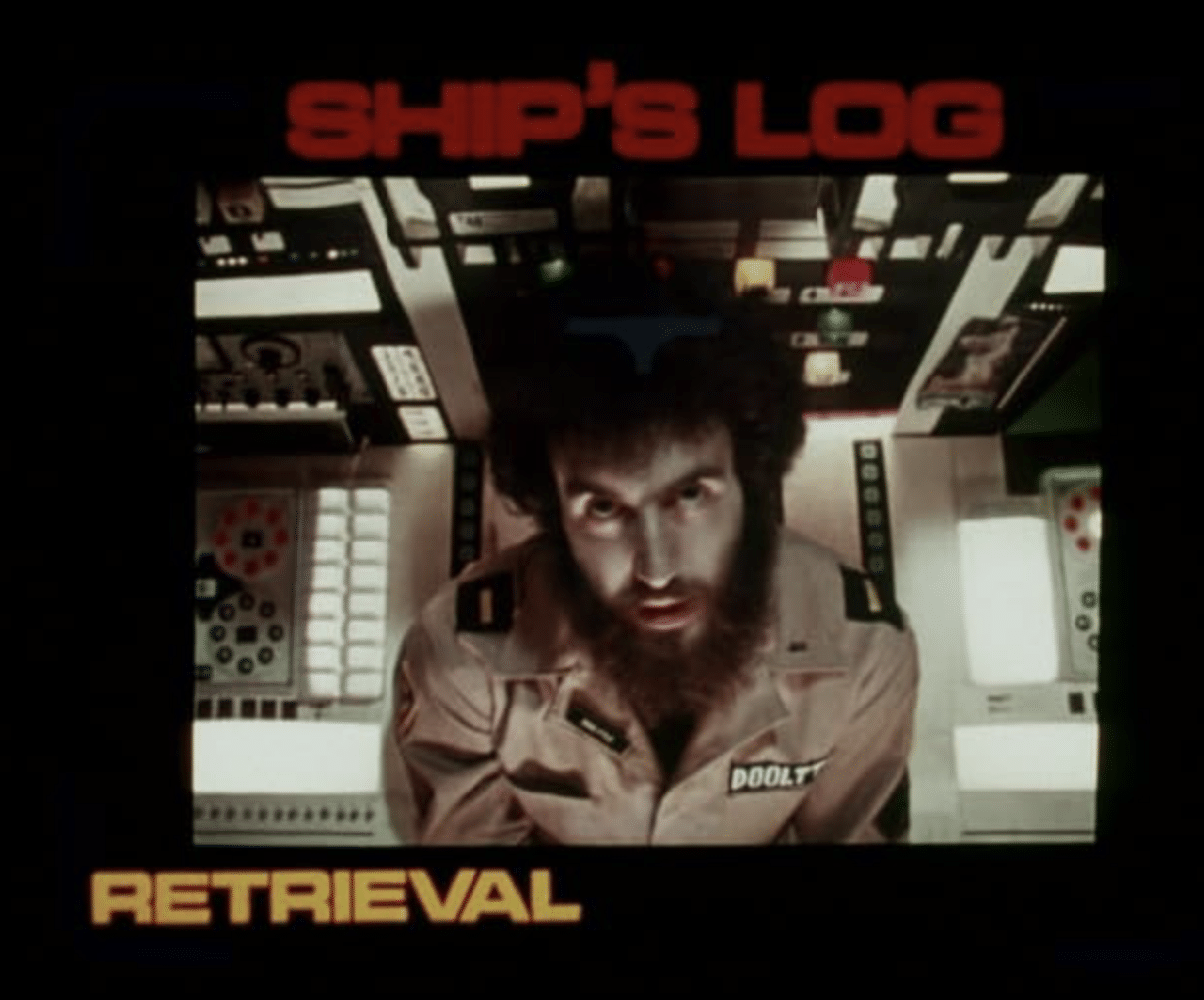 A scene from the 1974 film Dark Star