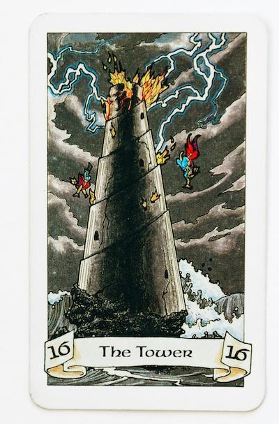 The Tower tarot card